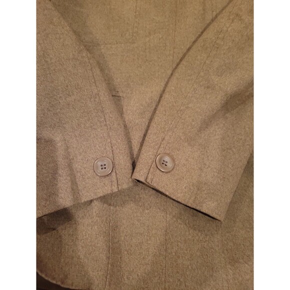 Vintage Vtg The Limited 4 Button Blazer Women Medium Brown Y2K, Made In USA - Picture 11 of 12